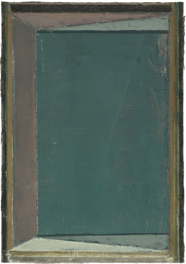 Pius Fox, Eingang, 24 x 17 cm, Öl auf Papier, 2011